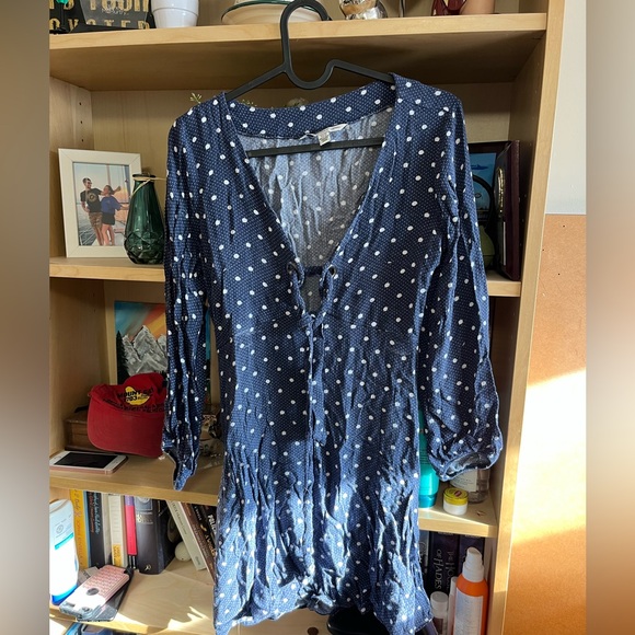 Polka dot hippie summer dress - Picture 2 of 3